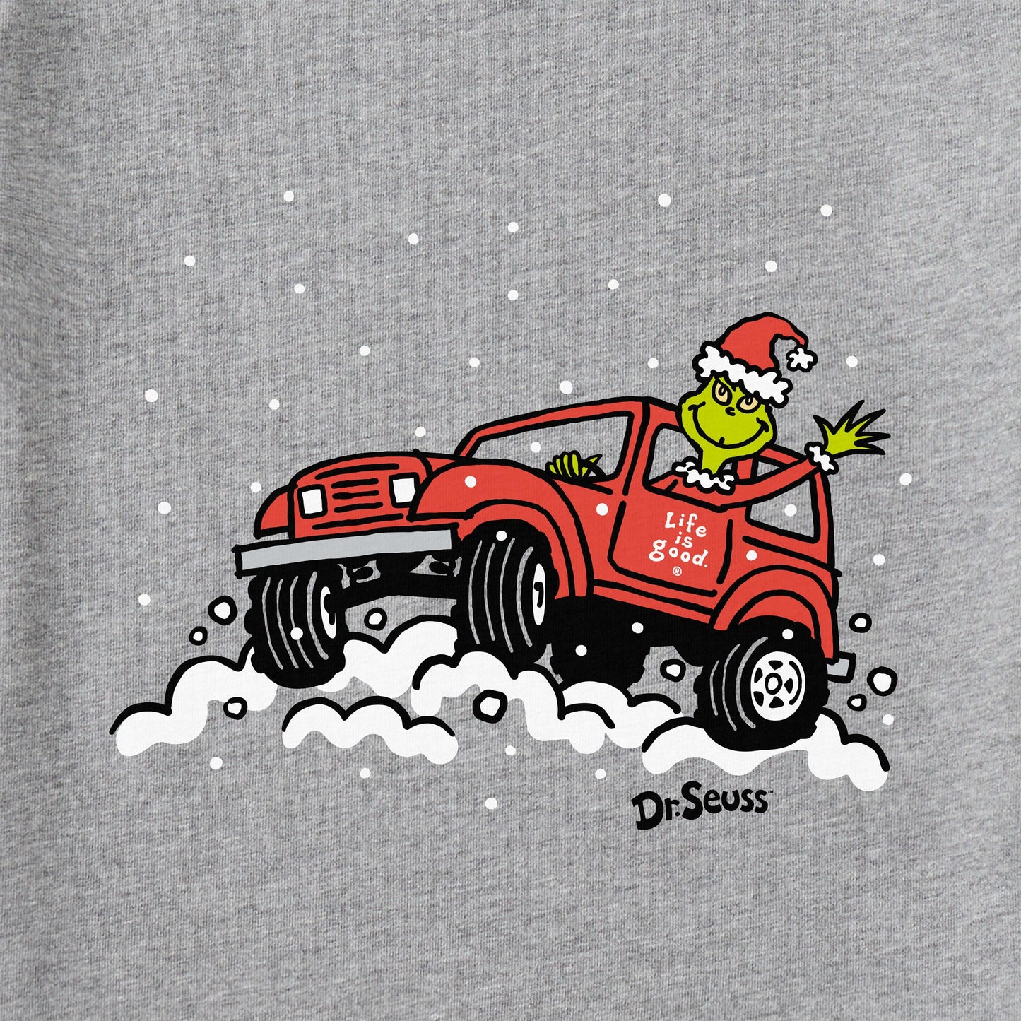 Women's Sleigh Ride Grinch ATV Long Sleeve Crusher Tee