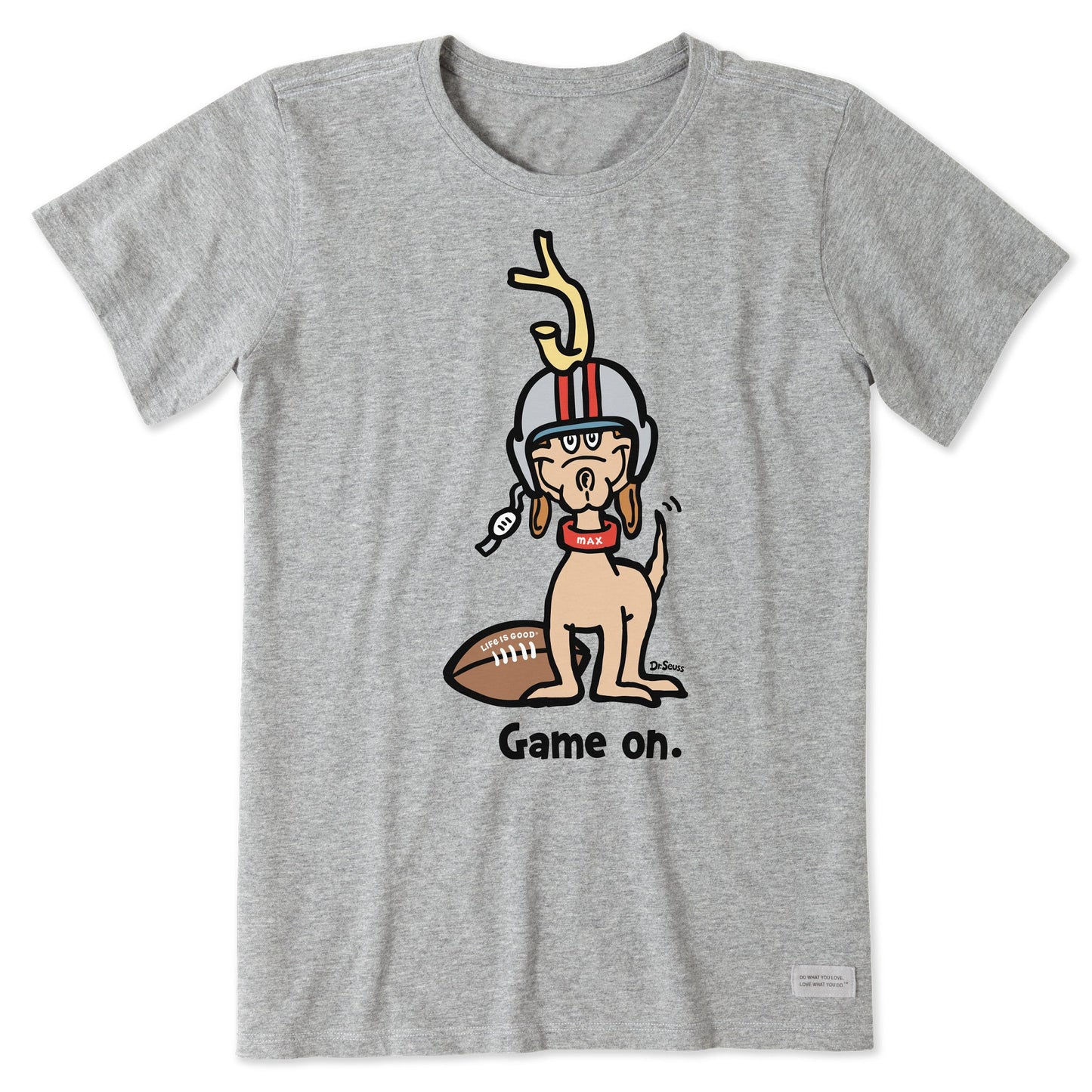 Women's Game On Football Max Short Sleeve Crusher Tee