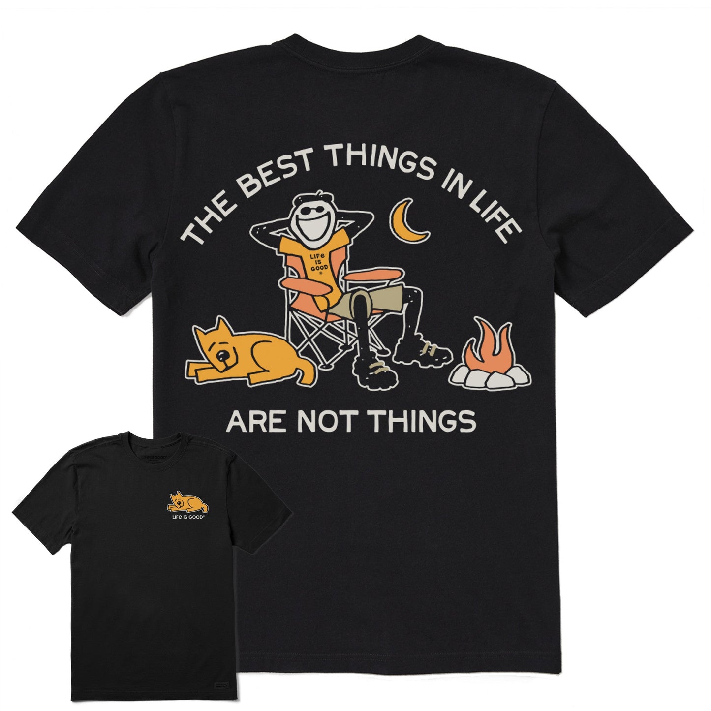 Men's The Best Things Campsite Short Sleeve Crusher Tee