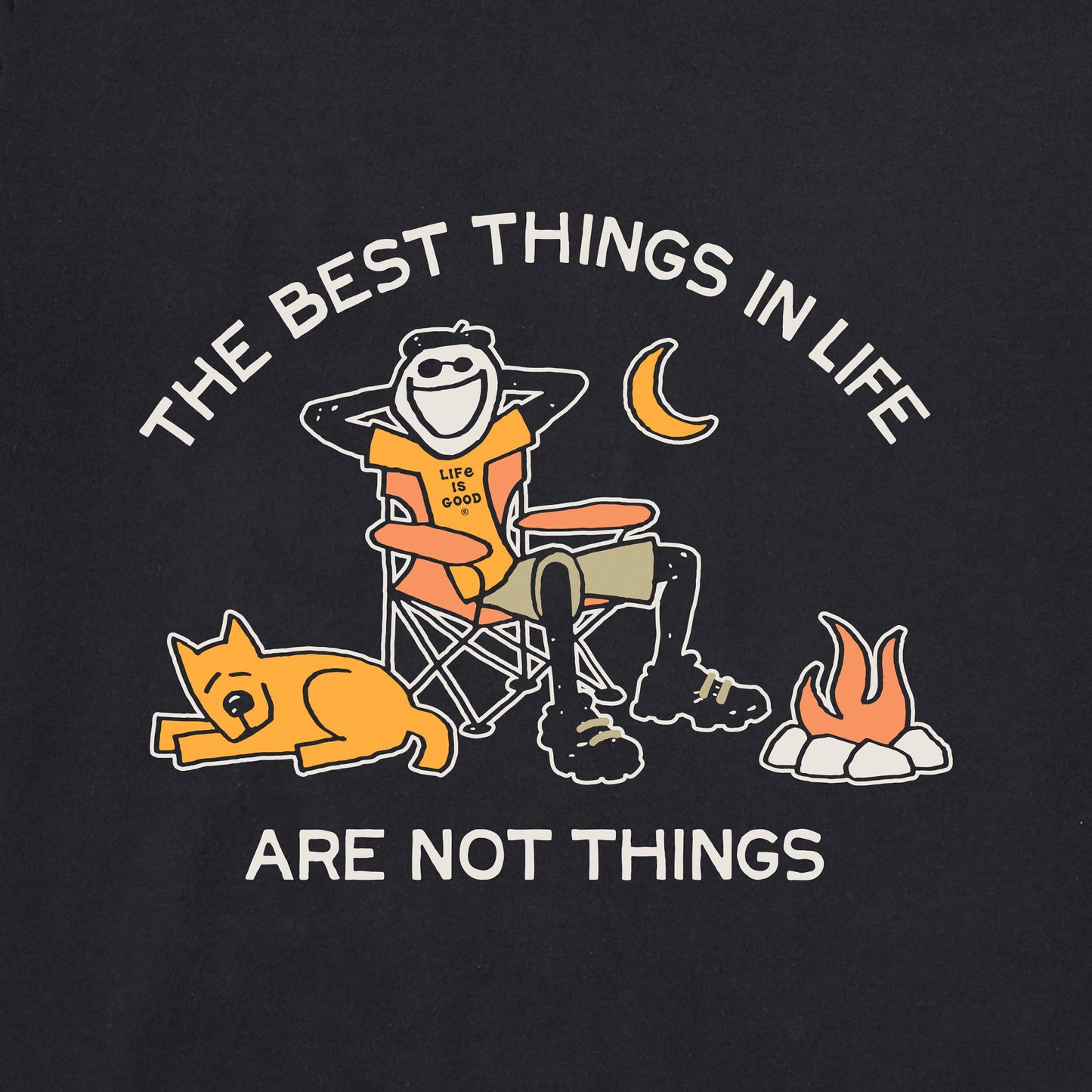 Men's The Best Things Campsite Short Sleeve Crusher Tee