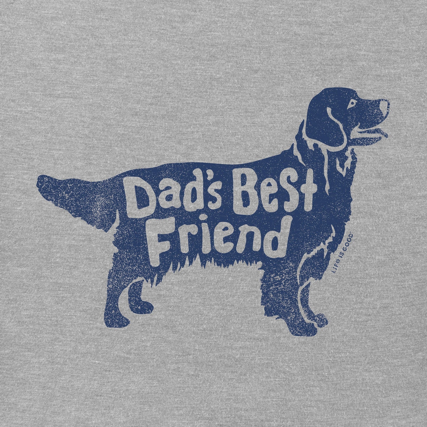 Men's Dad's Best Friend Golden Retriever Short Sleeve Tee