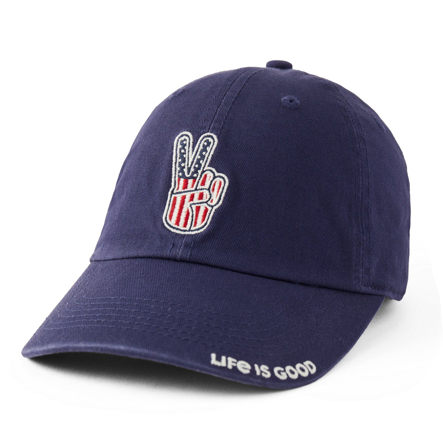 Adult Unisex USA Peace Sign Chill Cap