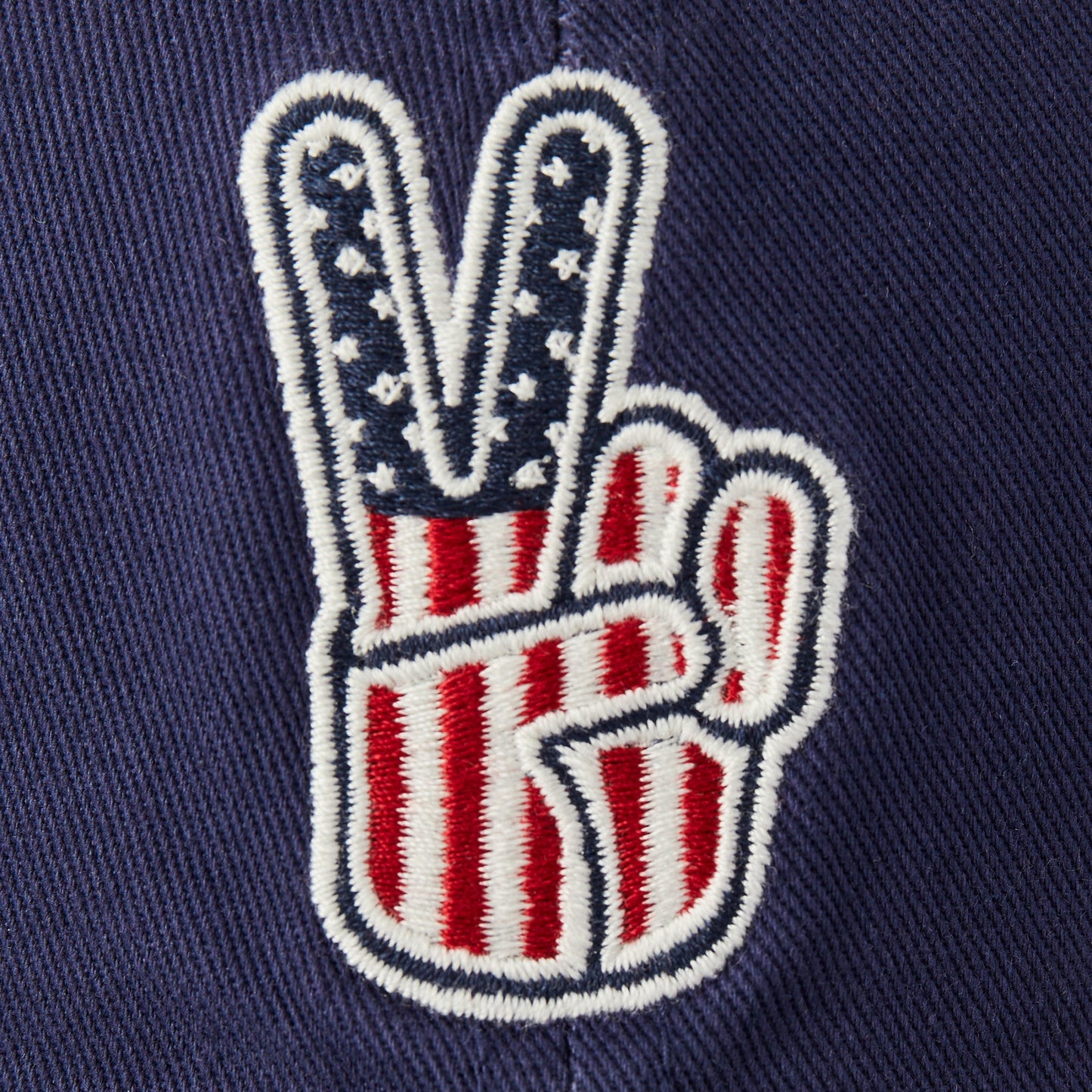 Adult Unisex USA Peace Sign Chill Cap