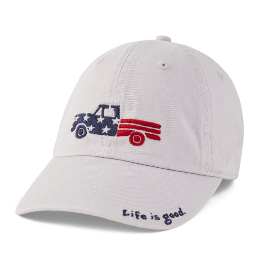 Adult Unisex Patriotic Truck Chill Cap