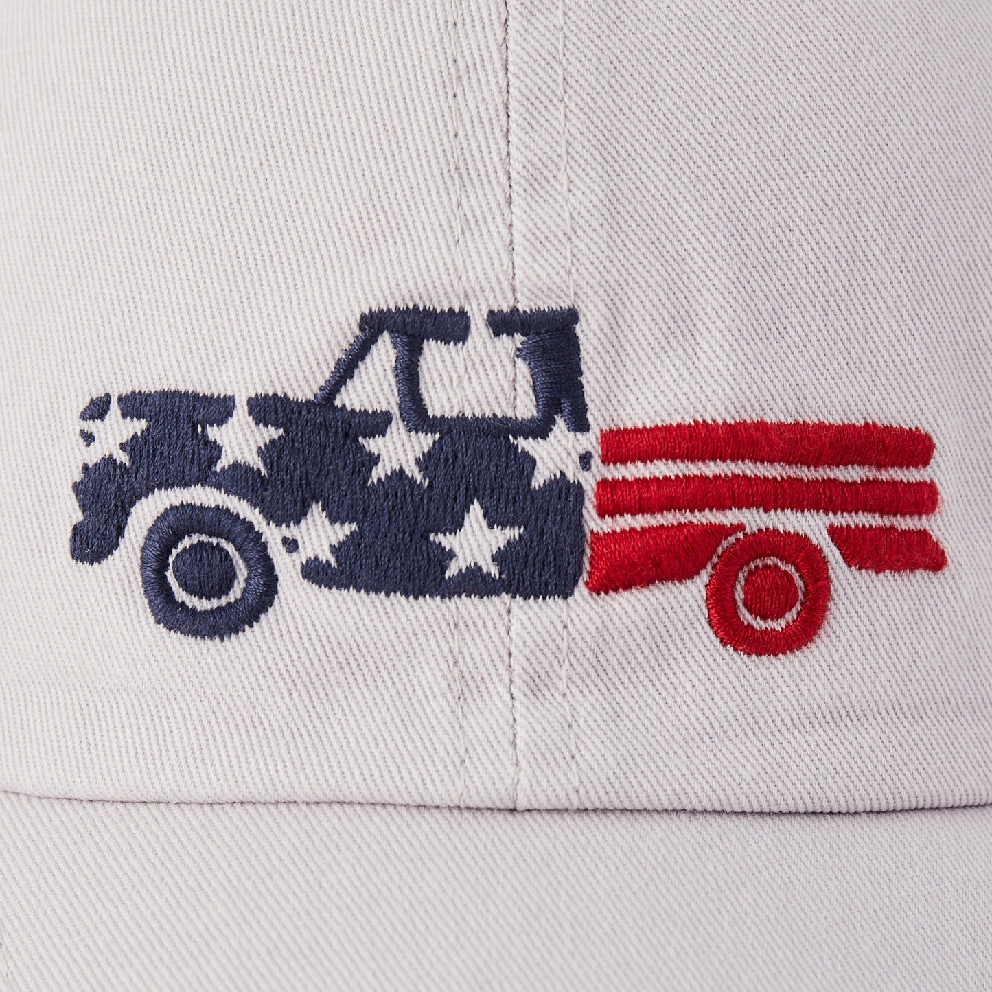 Adult Unisex Patriotic Truck Chill Cap