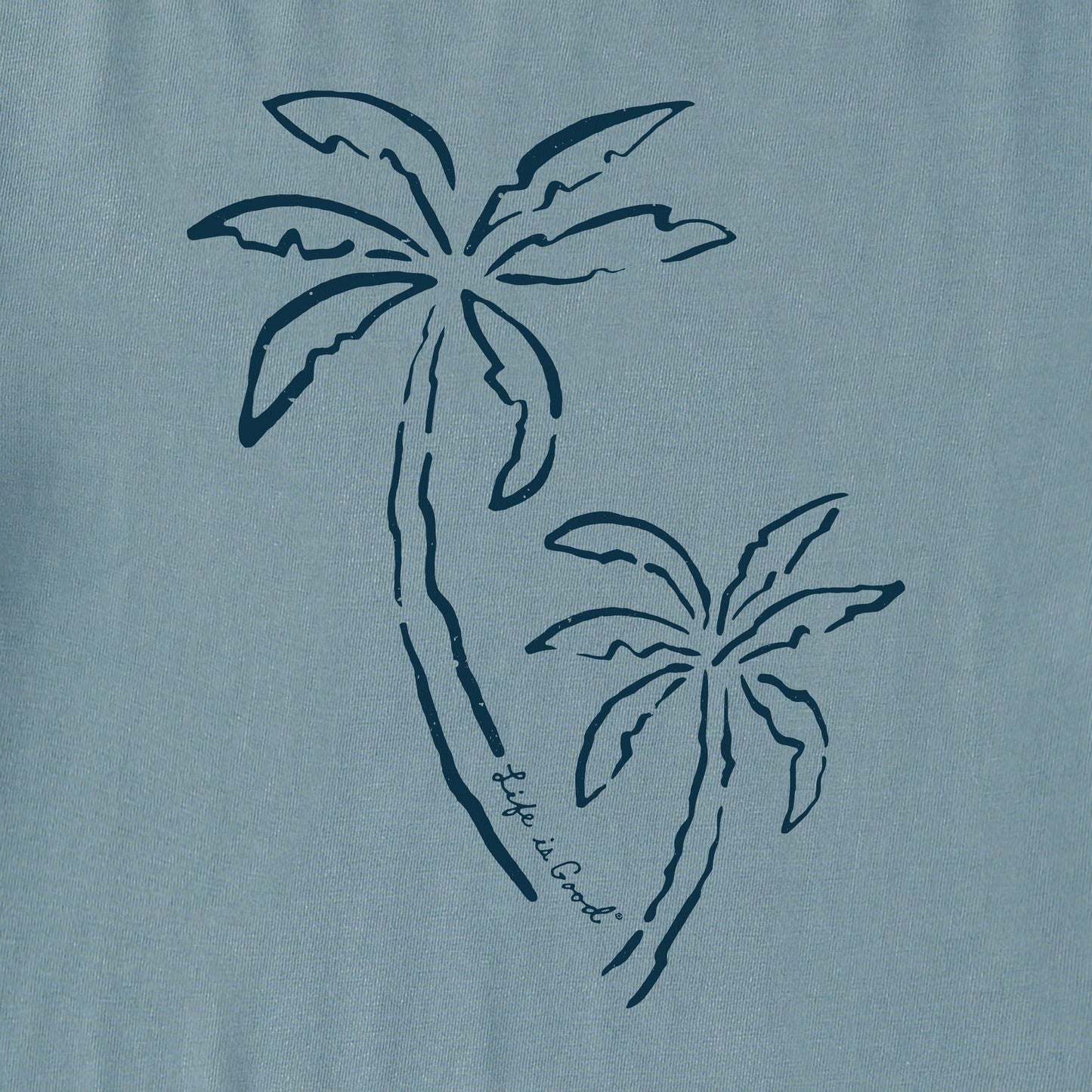 Men's Two Simple Palms Short Sleeve Tee