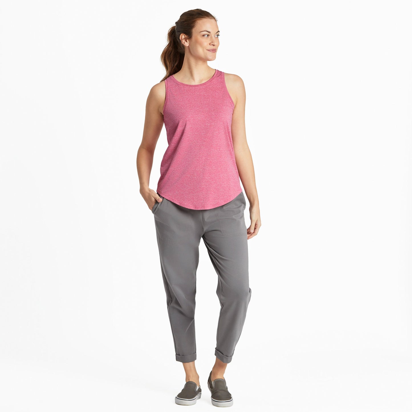 Women's Solid Active Tank