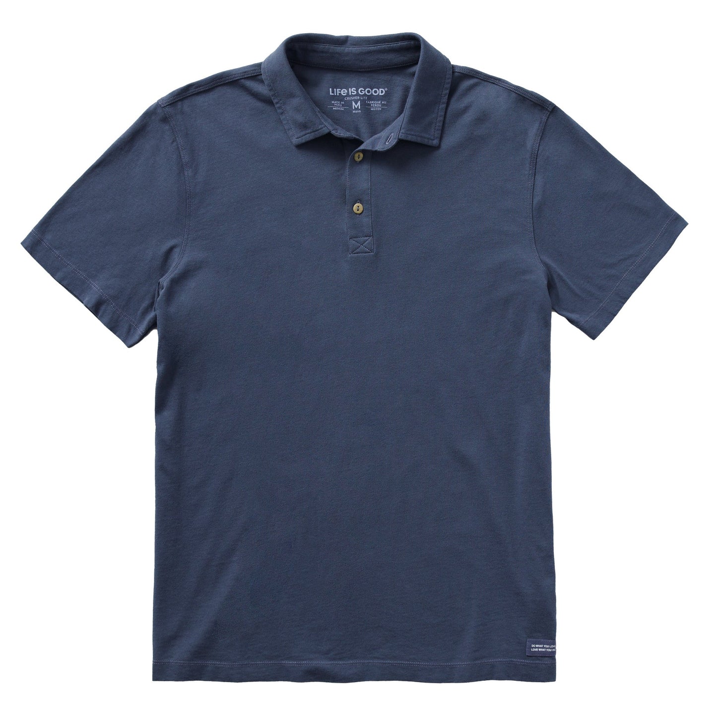 Men's Solid Short Sleeve Crusher-LITE Polo