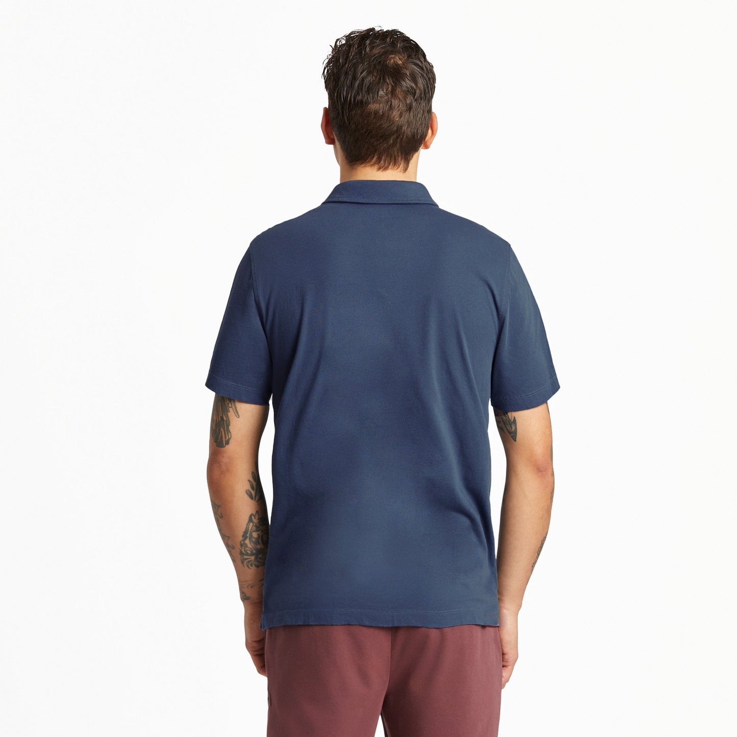 Men's Solid Short Sleeve Crusher-LITE Polo