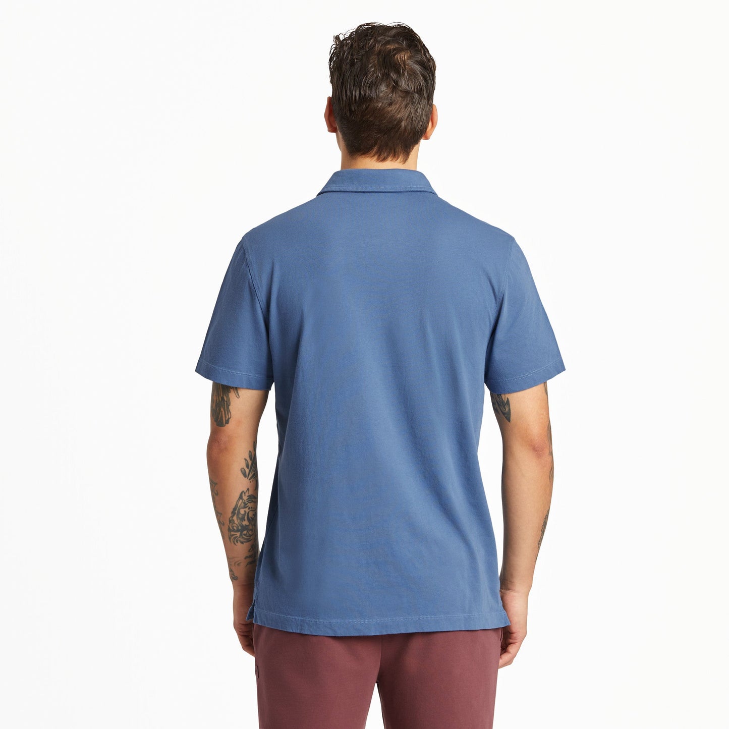 Men's Solid Short Sleeve Crusher-LITE Polo