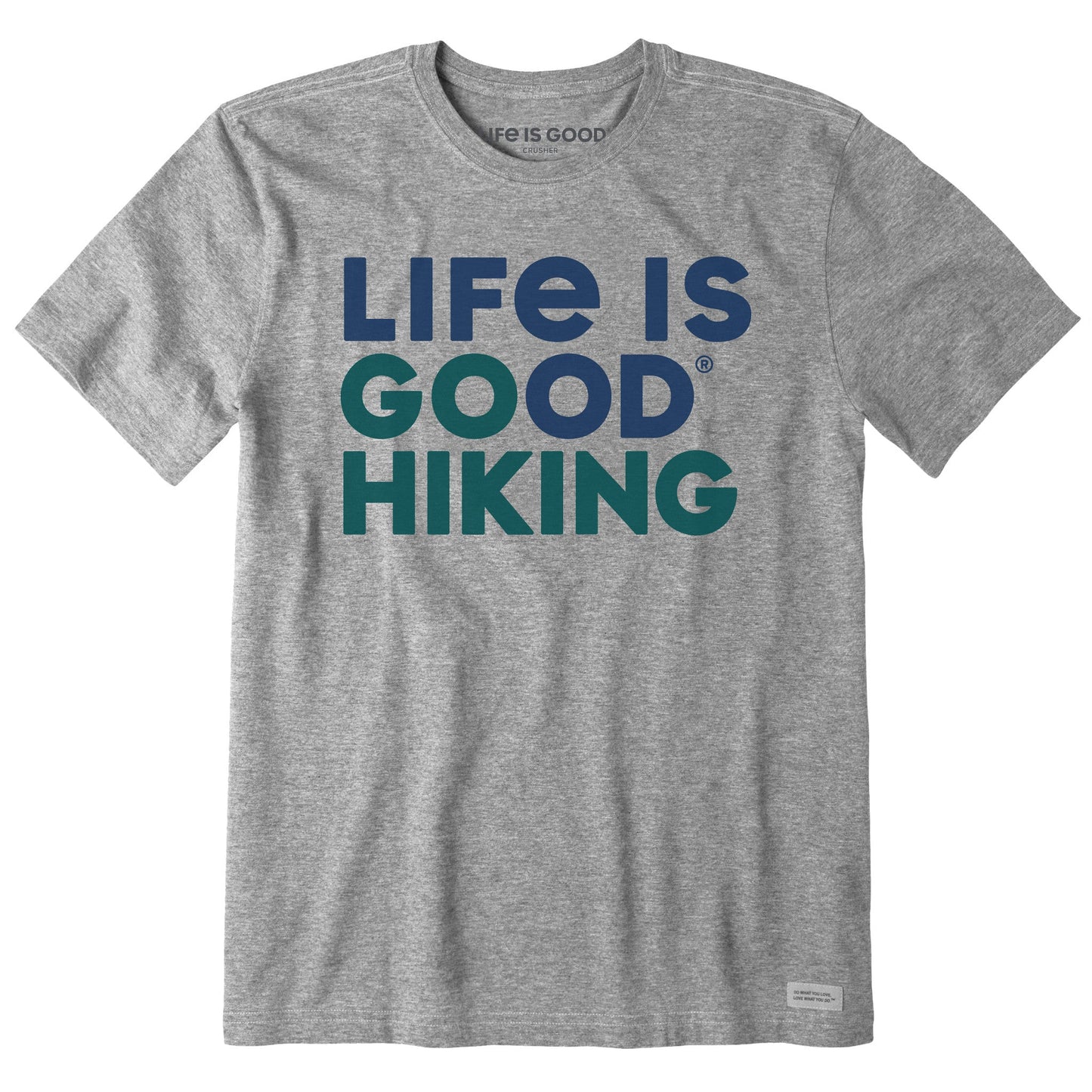 Men's Life is Good Go Hiking Short Sleeve Crusher Tee
