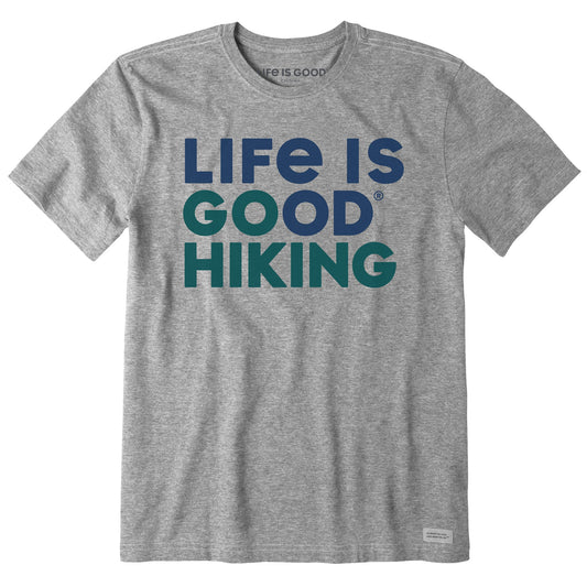 Men's Life is Good Go Hiking Short Sleeve Crusher Tee
