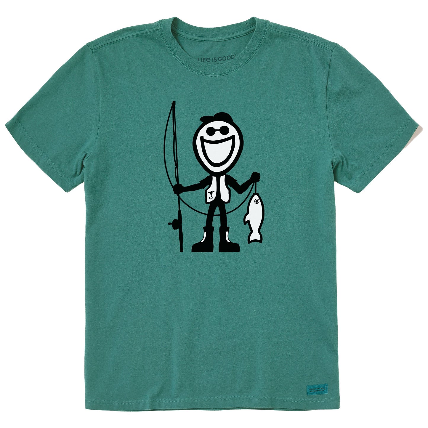 Men's Jake Fish Short Sleeve Crusher Tee