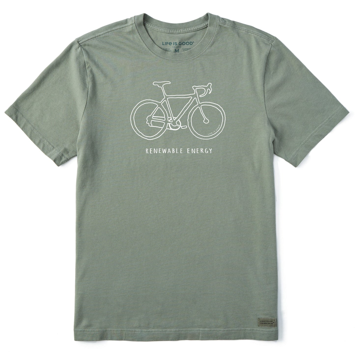 Men's Renewable Energy Bike Short Sleeve Tee