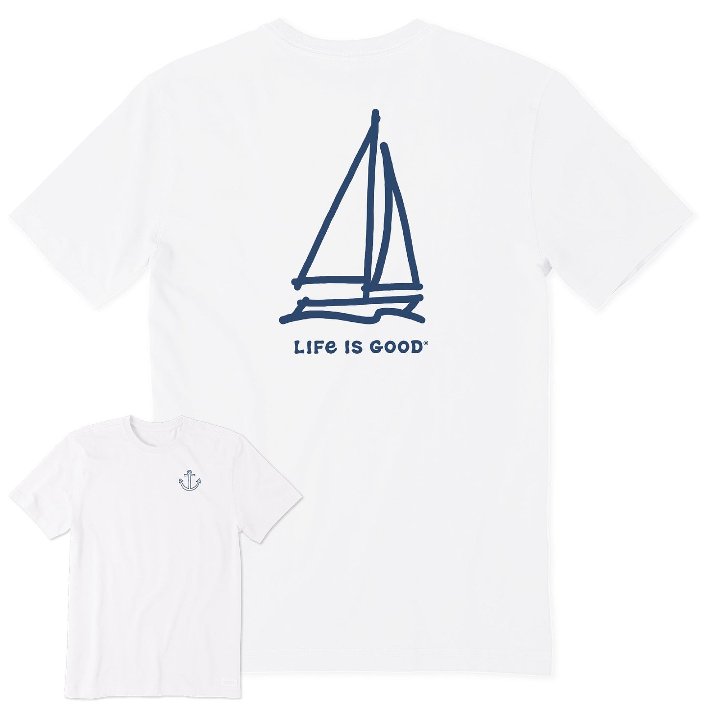 Men's LIG Sailboat Short Sleeve Crusher Tee