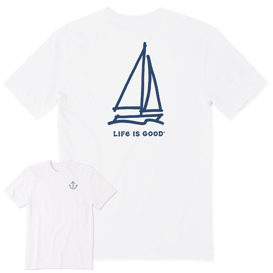 Men's LIG Sailboat Short Sleeve Crusher Tee
