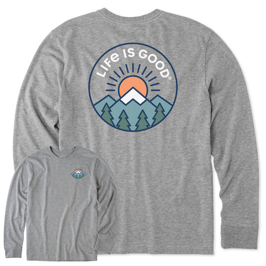Men's LIG Mountain Sunrise Long Sleeve Crusher Tee
