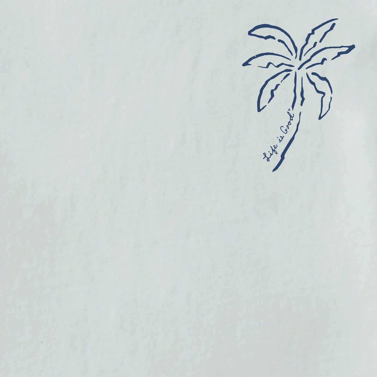 Men's Two Simple Palms Long Sleeve Crusher Tee