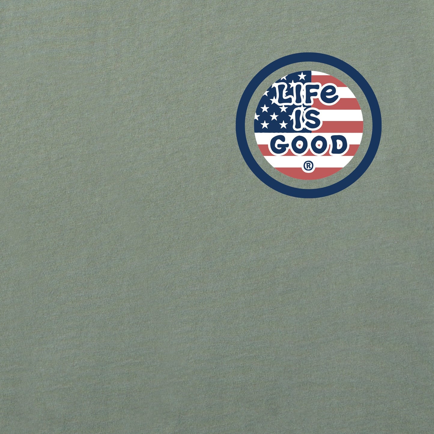 Men's Jake Ski USA Long Sleeve Crusher Tee