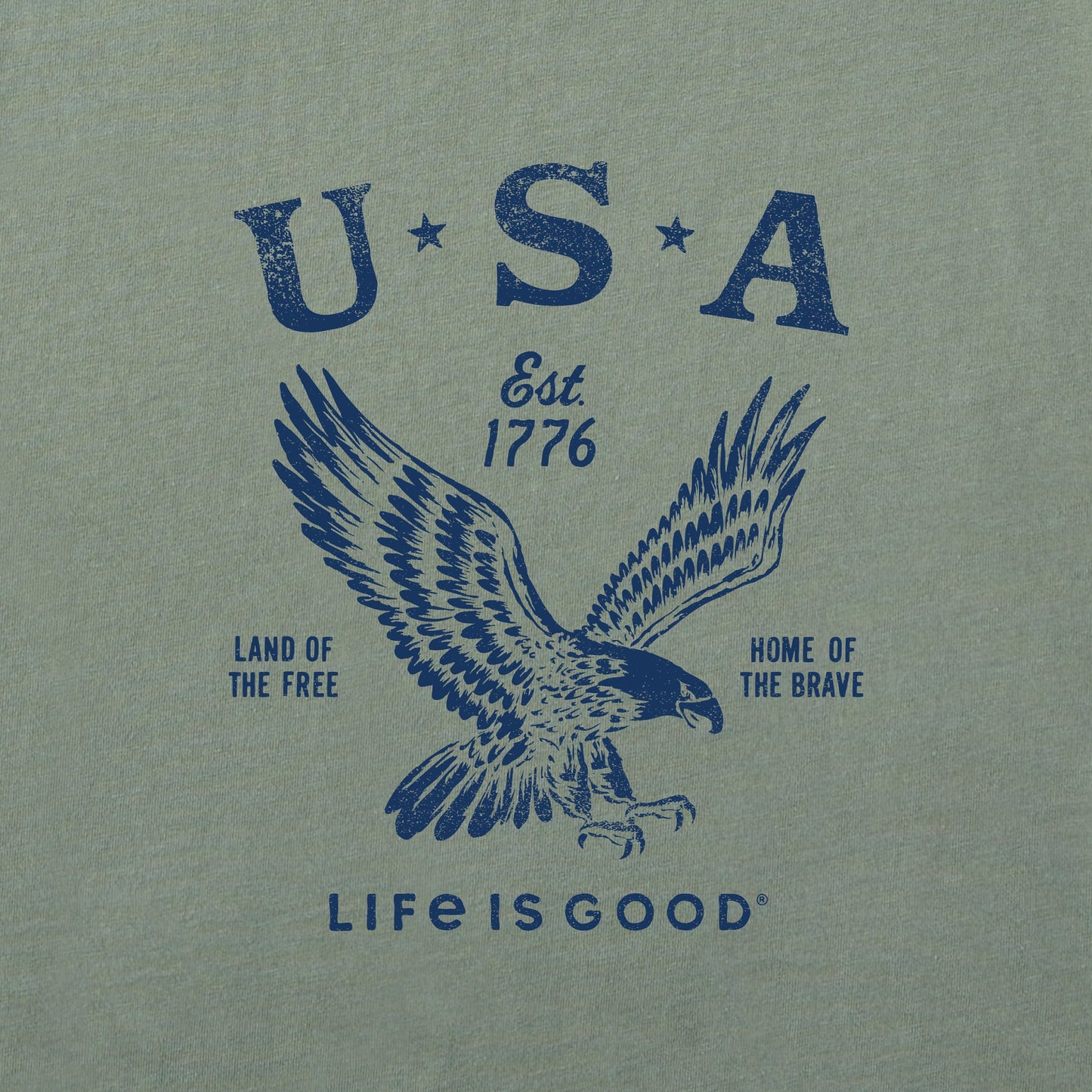 Men's USA 1776 Eagle Short Sleeve Tee