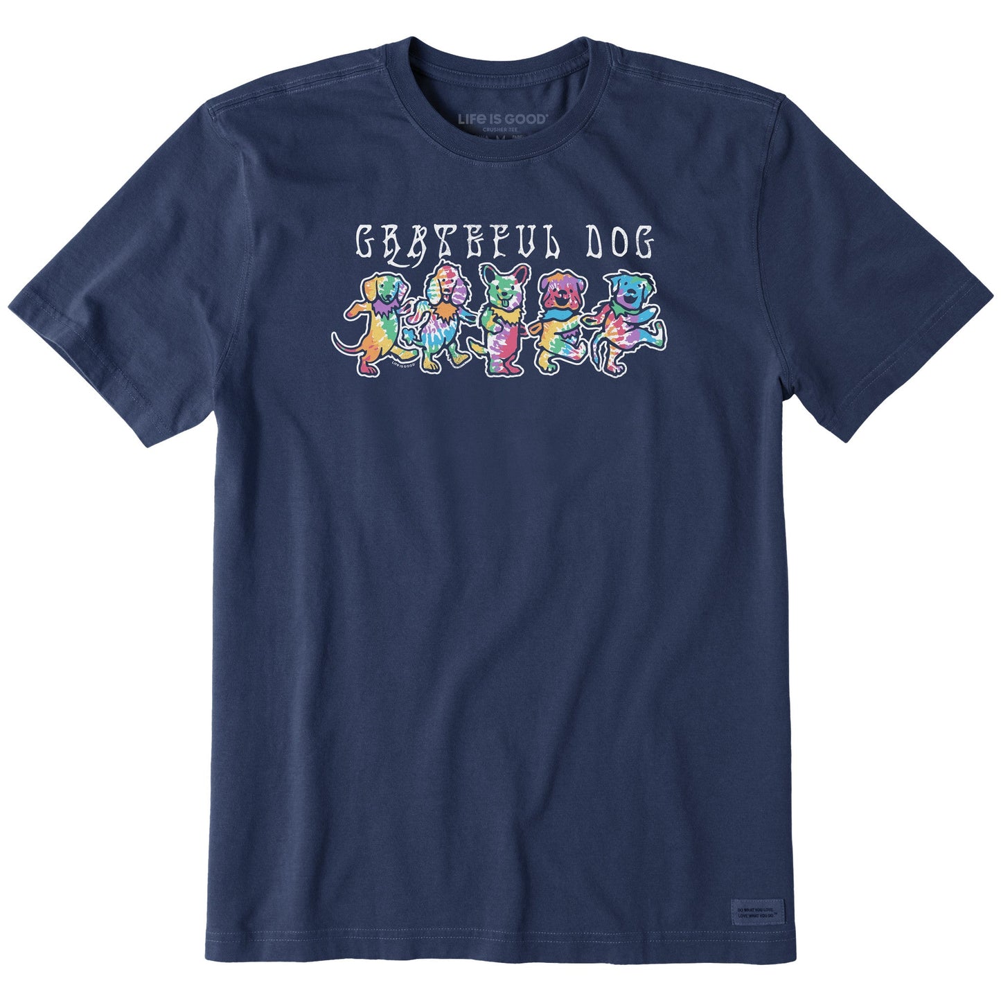 Men's Tie Dye Grateful Dog Short Sleeve Tee