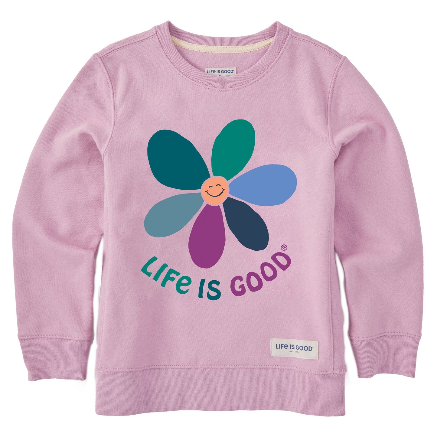 Kids Happy Daisy Simply True Fleece Crew
