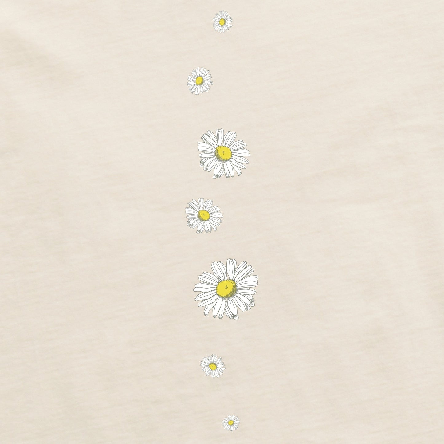 Women's Falling Daisies Long Sleeve Crusher Boxy Tee