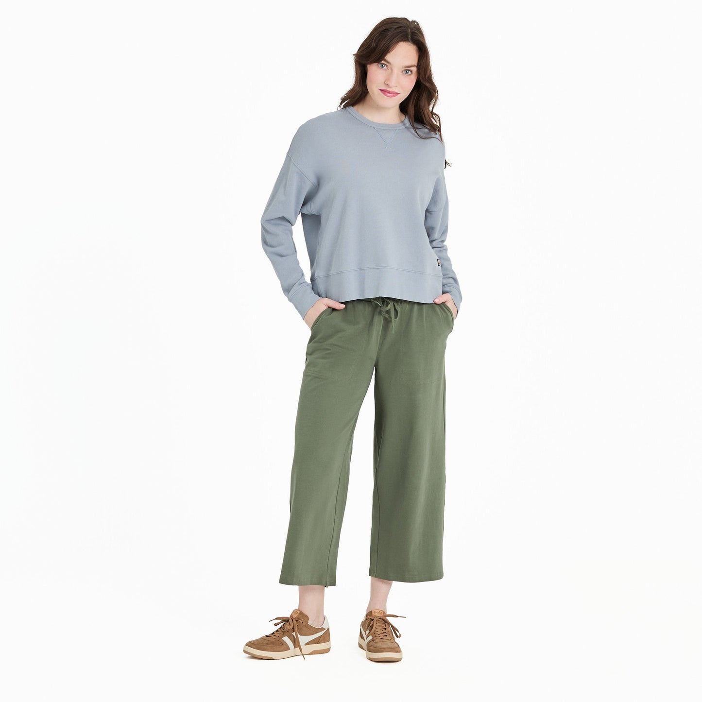 Women's Solid Crusher-FLEX Crop Pant