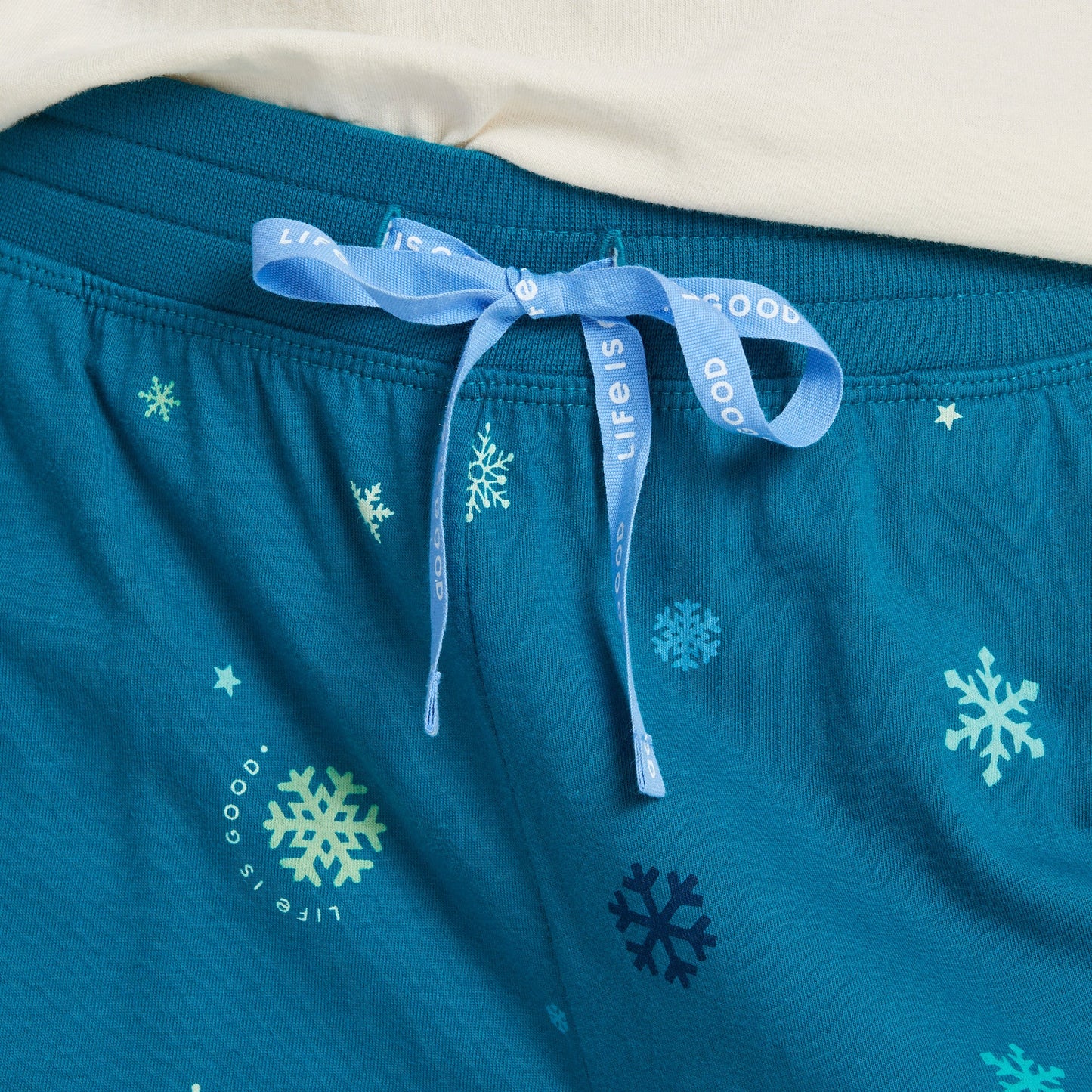 Women's Snow Flurries Pattern Snuggle Up Sleep Pant