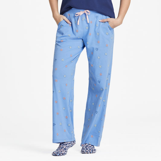 Women's Flowers Pattern Snuggle Up Sleep Pant