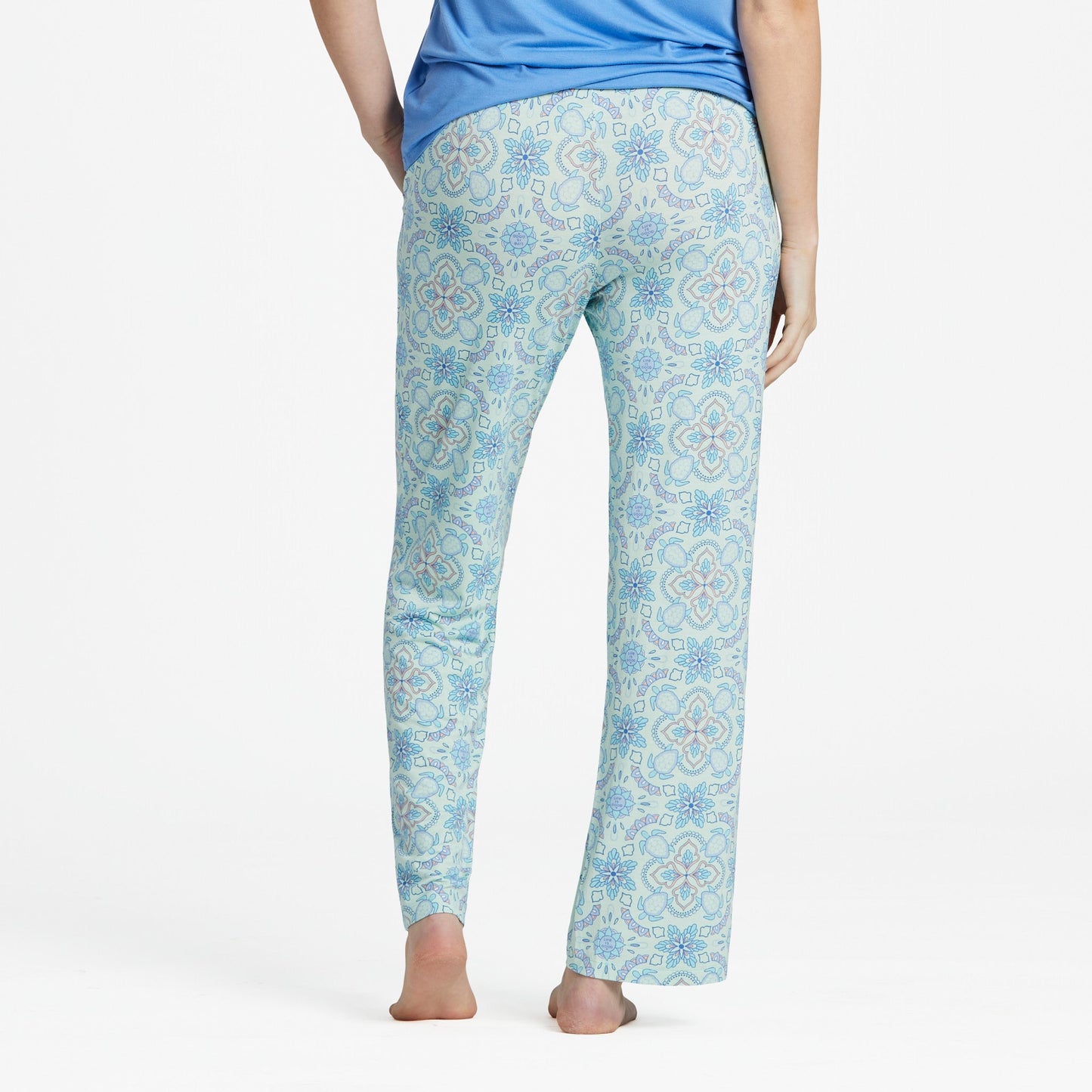 Women's Turtle Mandala Pattern Lightweight Sleep Pant