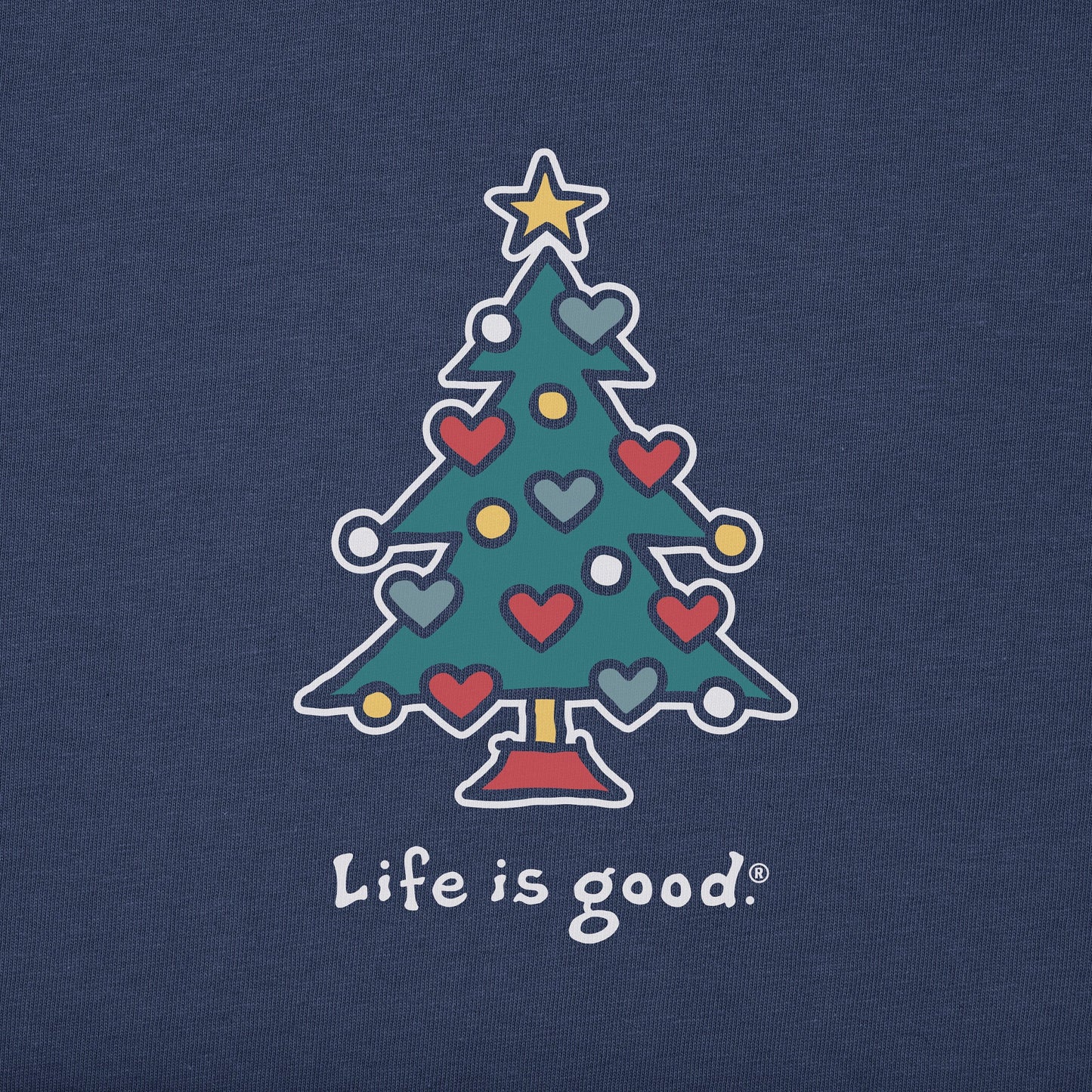 Women's Love Christmas Long Sleeve Snuggle Up Relaxed Sleep Tee