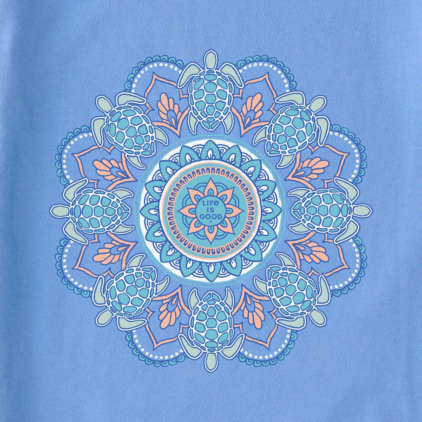 Women's Turtle Mandala Lightweight Sleep Tee