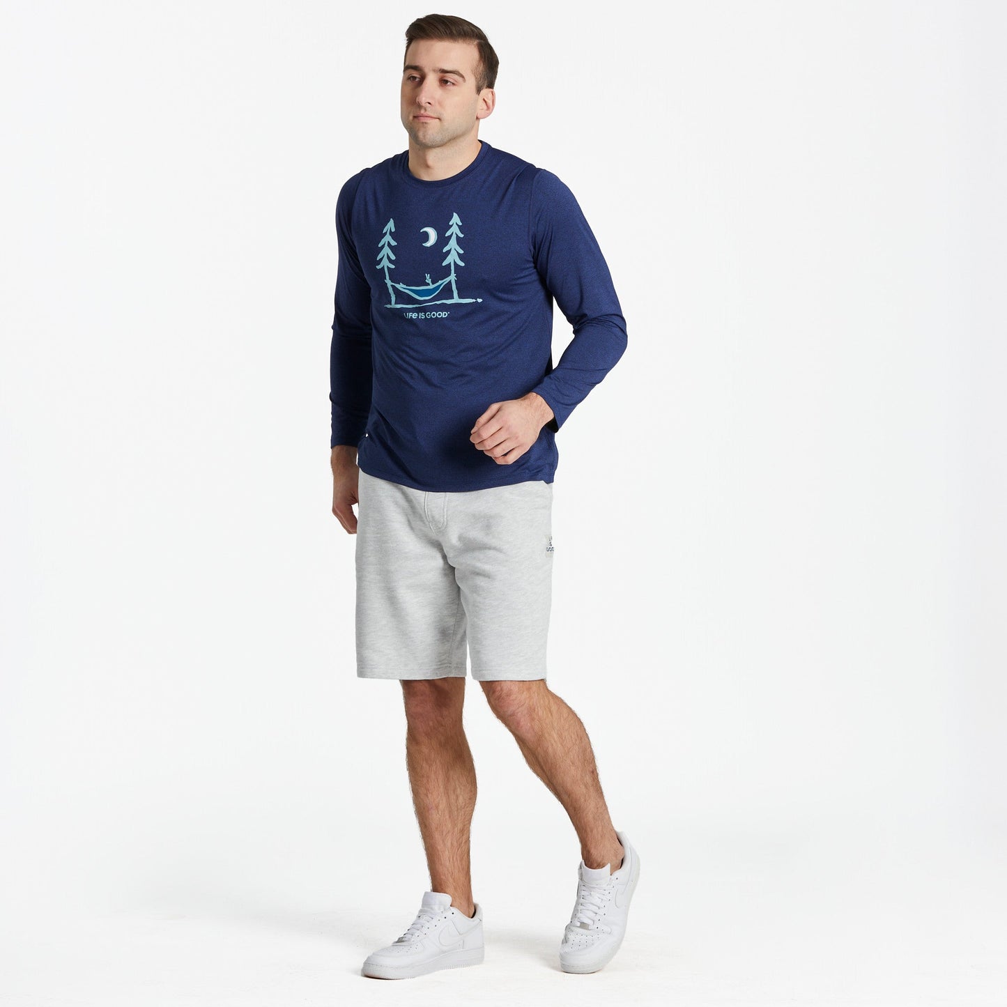 Men's Peace Out Long Sleeve Active Tee