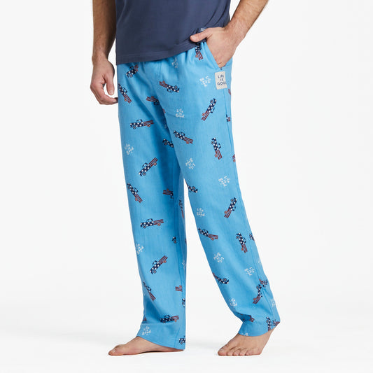 Men's USA Truck Pattern Classic Sleep Pant