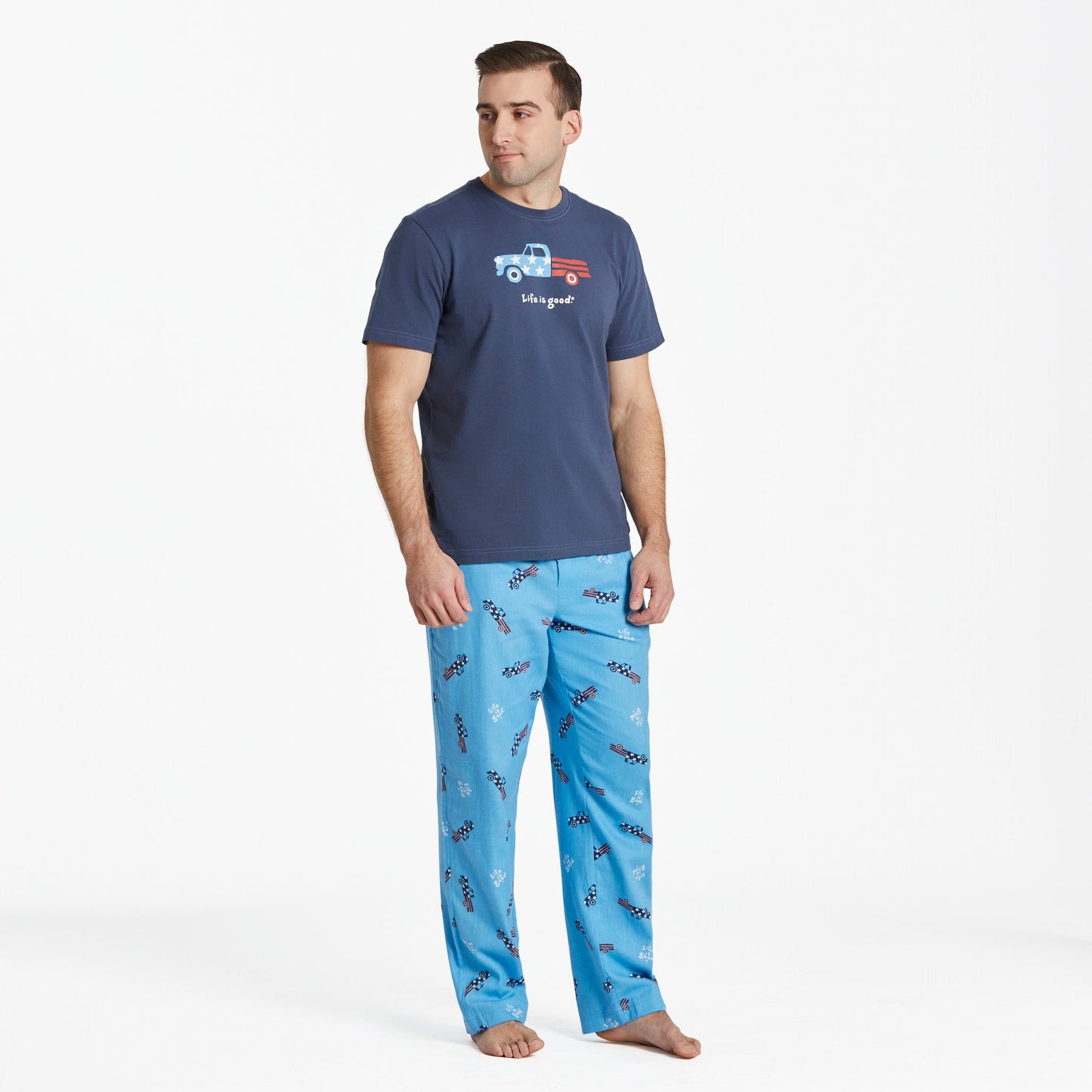 Men's USA Truck Pattern Classic Sleep Pant