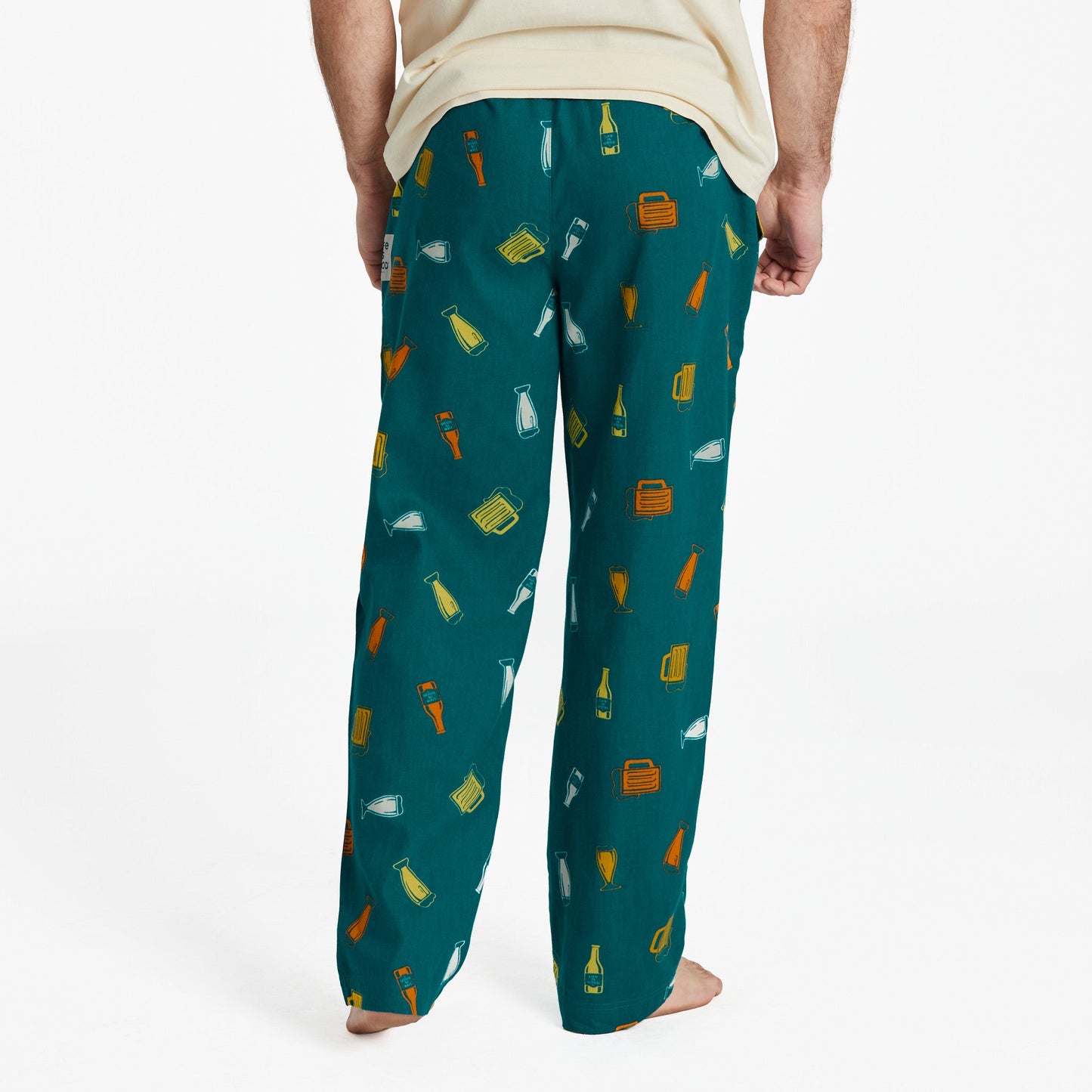 Men's Craft Beer Pattern Classic Sleep Pant