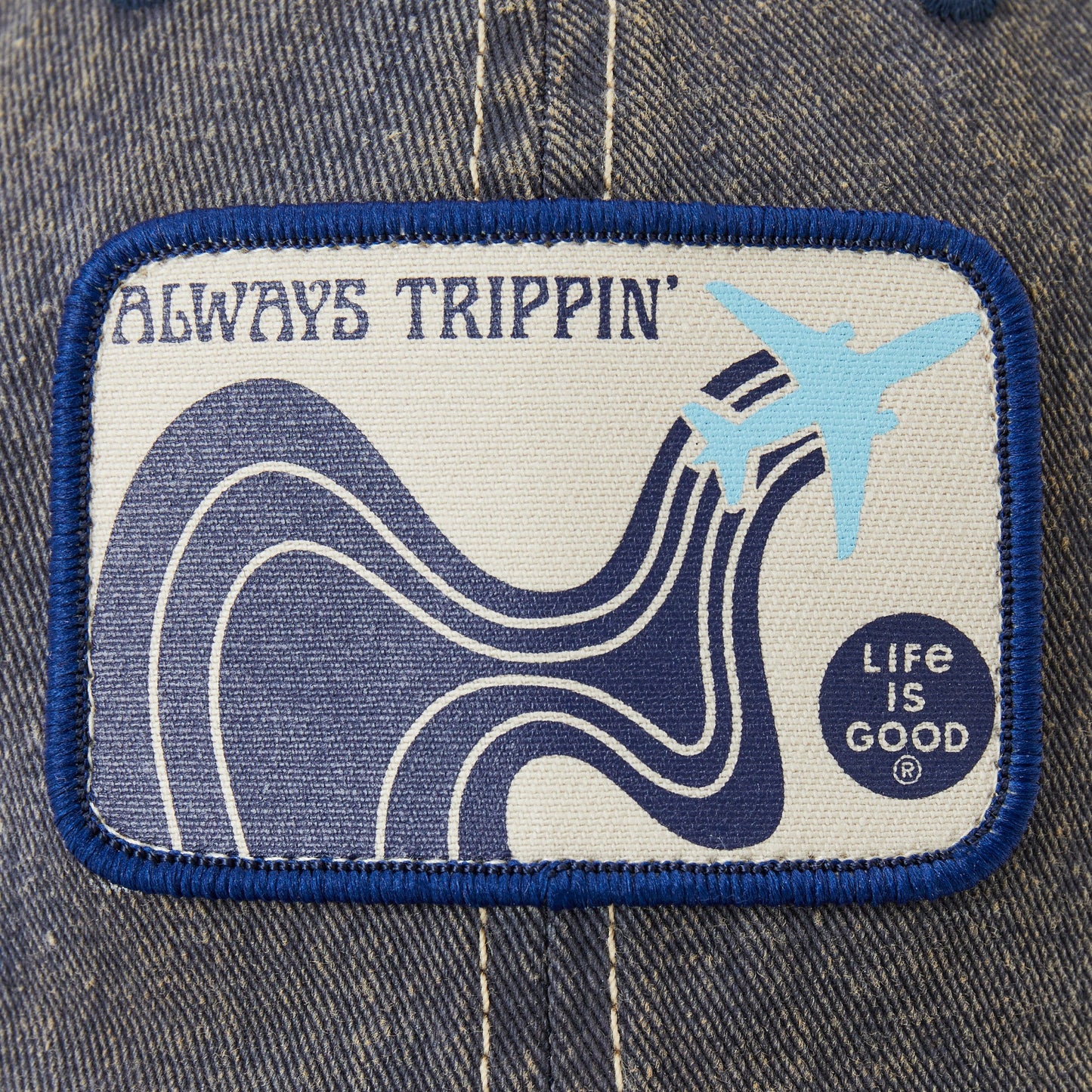 Adult Unisex Trippin' Plane Old Favorite Mesh Back Cap