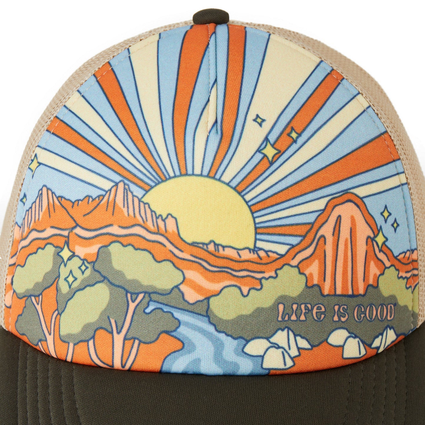 Adult Unisex Canyon Scene Trucker Hat
