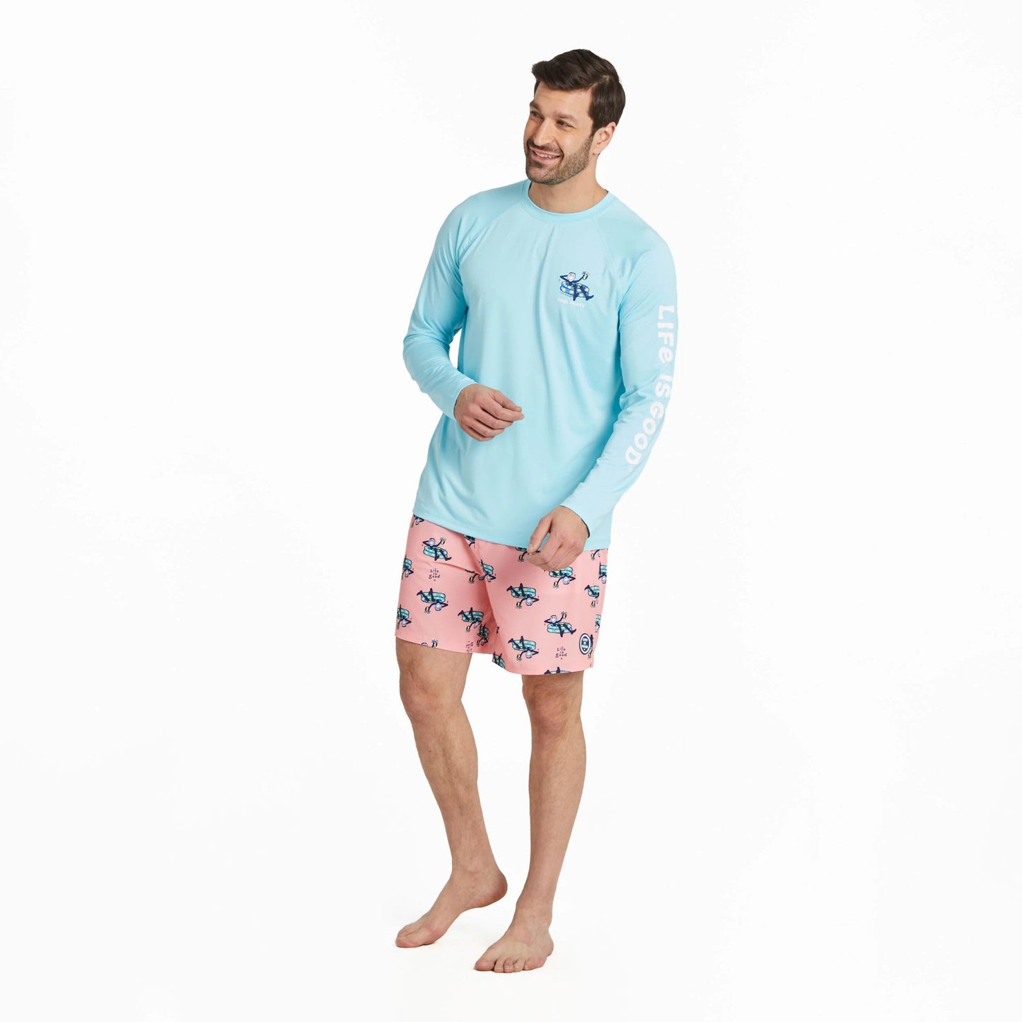 Men's Pool Party Long Sleeve Rashguard
