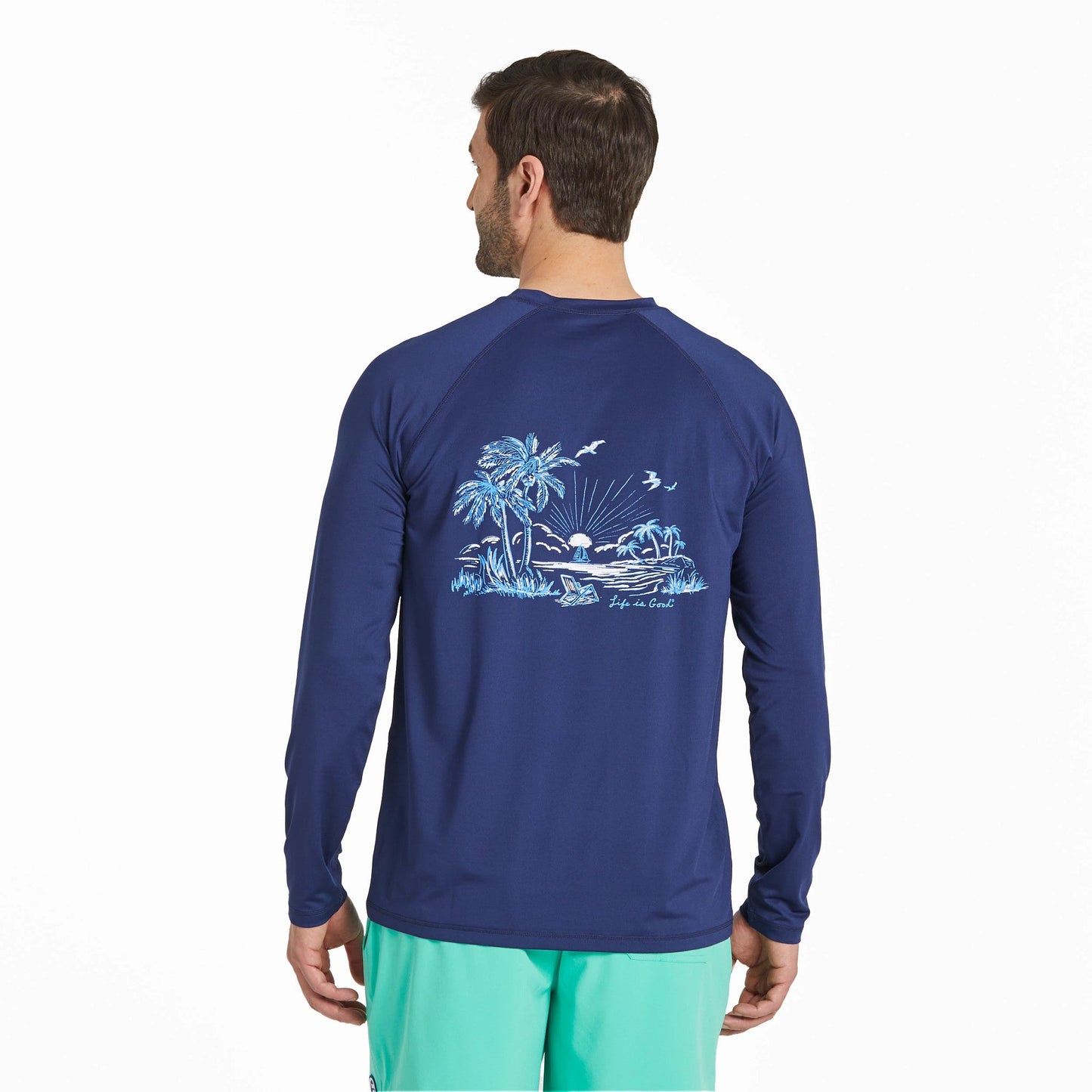 Men's Sunset Long Sleeve Rashguard