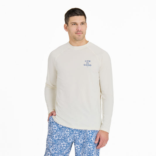 Men's Retro Palm Long Sleeve Rashguard