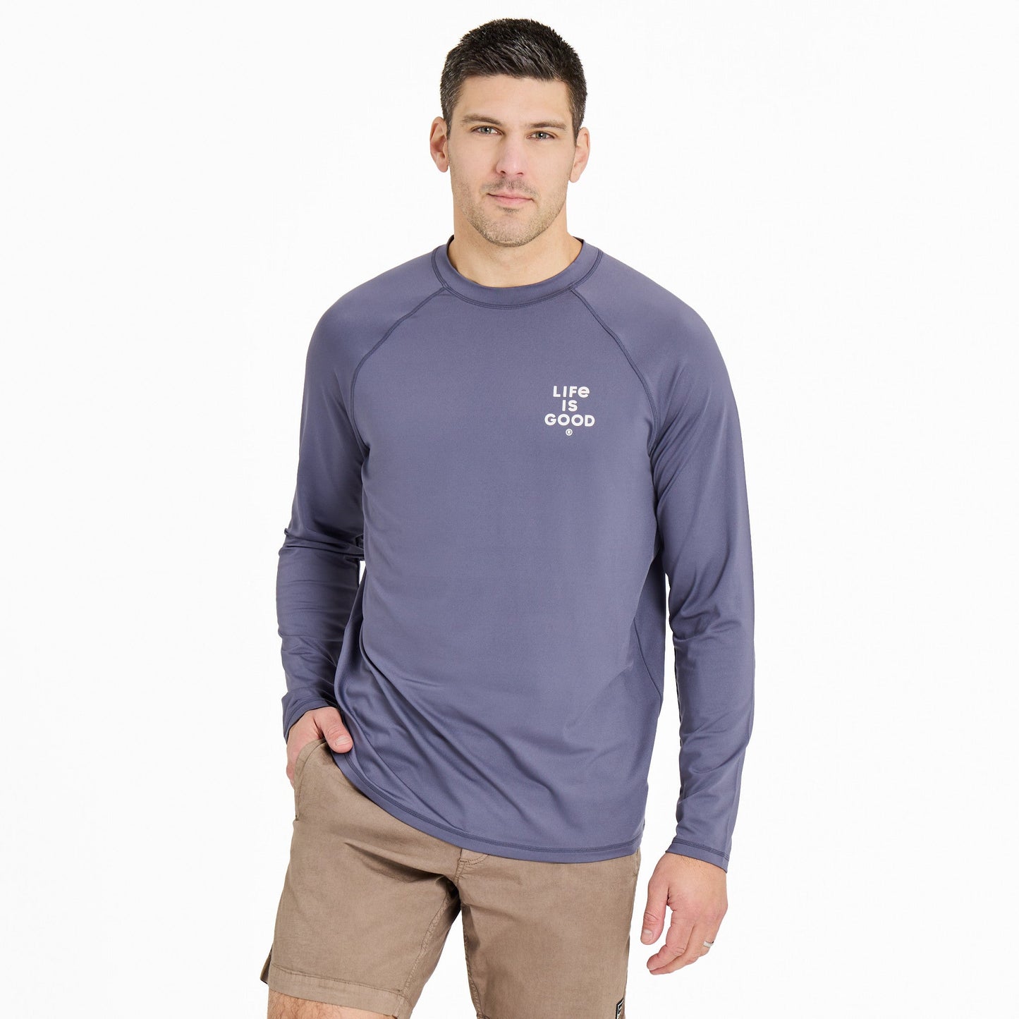 Men's Sunburst Lighthouse Long Sleeve Rashguard