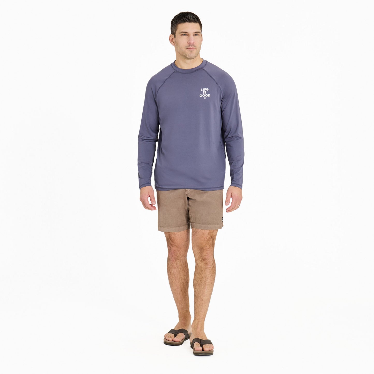 Men's Sunburst Lighthouse Long Sleeve Rashguard
