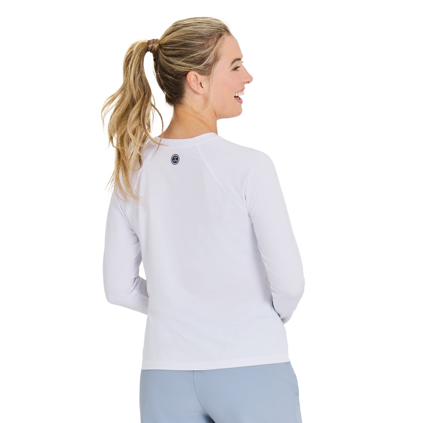 Women's Watercolor Daisy Long Sleeve Rashguard