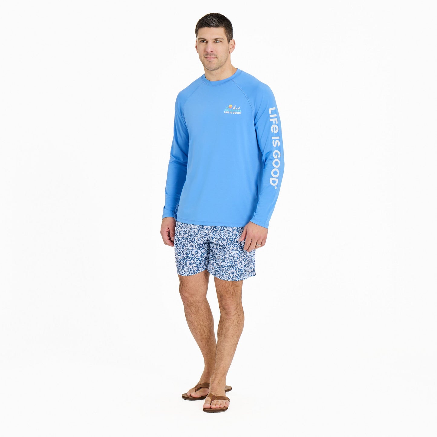 Men's Sunset Sail Long Sleeve Rashguard