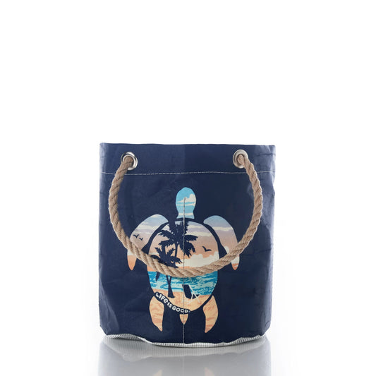 Beach Scene Turtle Sea Bags Beachcomber Bucket Bag
