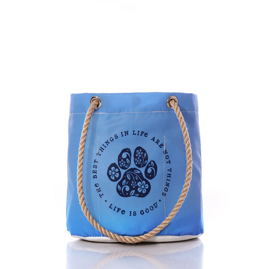 Floral Paw Print Sea Bags Essential Hand Bag