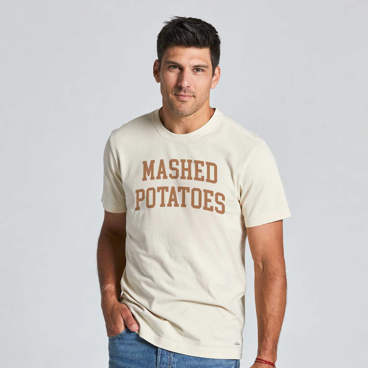 Men's Mashed Potatoes Athletic Arch Short Sleeve Crusher Tee